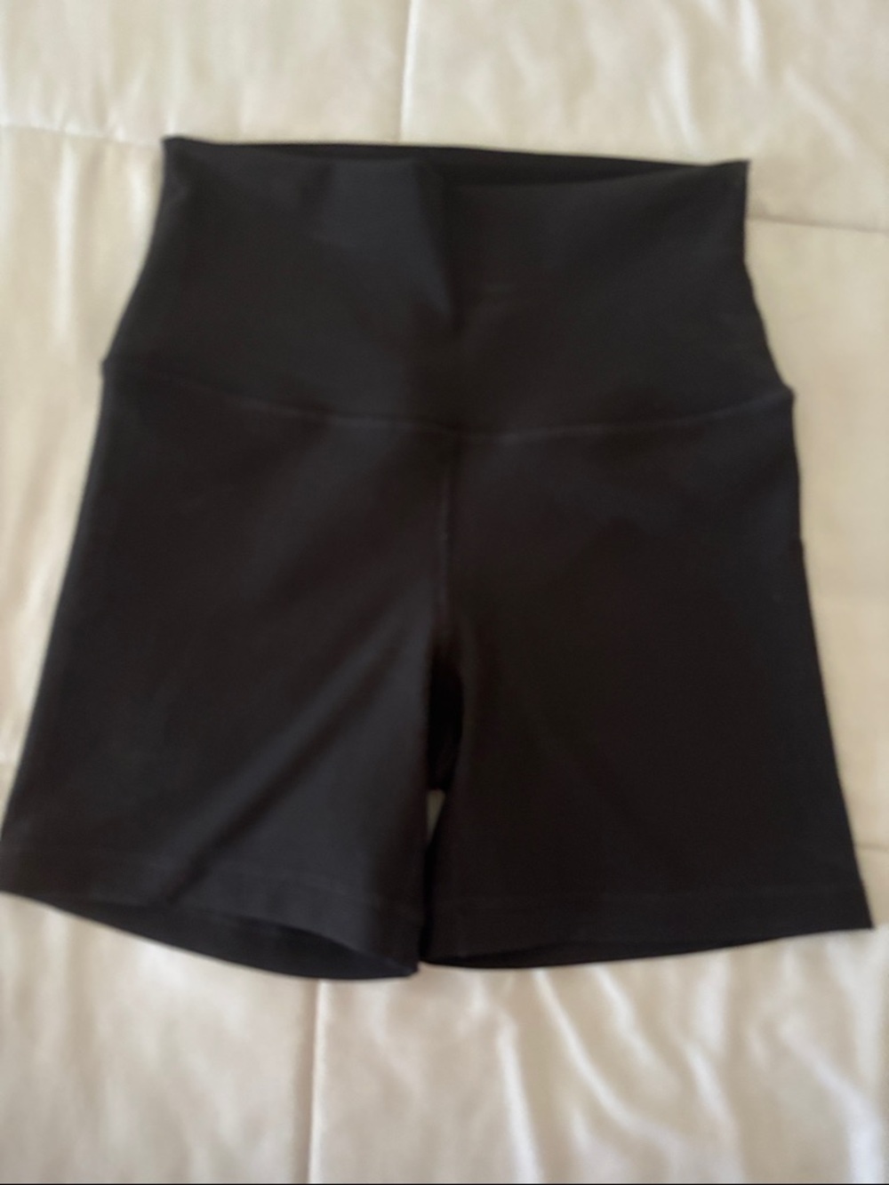 90 Degree By Reflex Black High-Waist Active Shorts